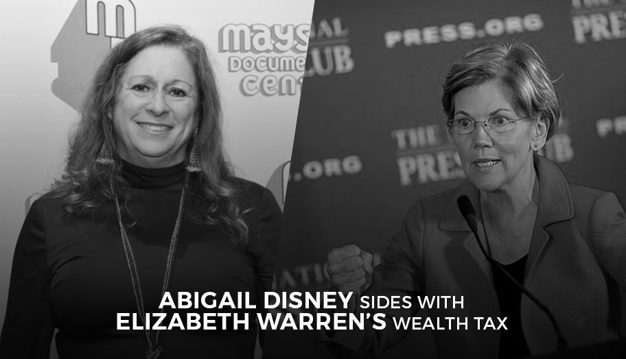 Disney Heiress Sides with Warren’s Wealth Tax