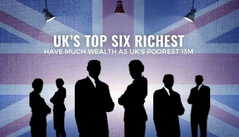 UK’s Top Six Richest Wealth