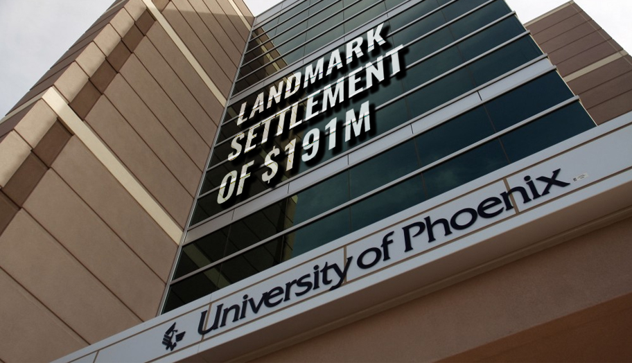 University of Phoenix Makes Landmark Settlement