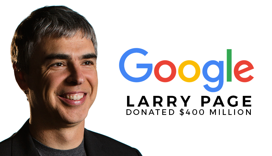 Google's Larry Page Donated