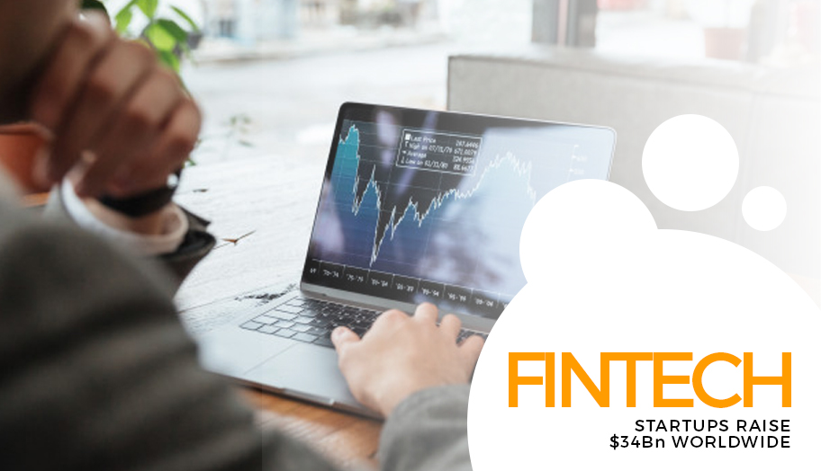 Fintech Startups Raise $34Bn