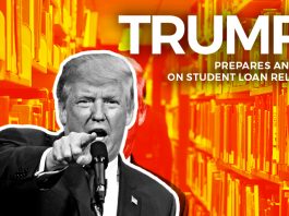 Trump Works of Preparing an EO on Student Loan Relief