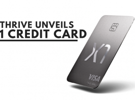 Thrive Unveils X1 Credit Card