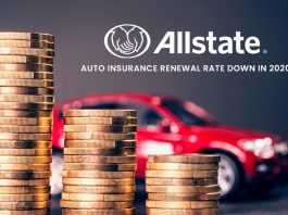 Allstate Auto Insurance Renewal Rate Down