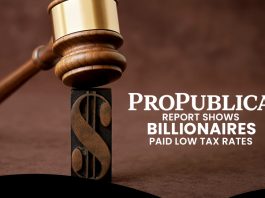 ProPublica Shows Billionaires Paid Low Tax Rates