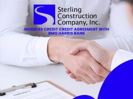 Sterling Construction Modifies Credit Agreement
