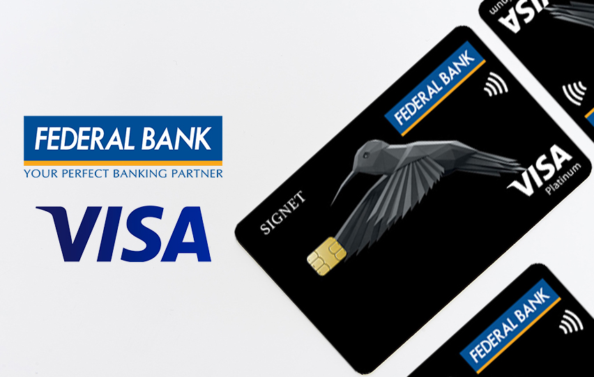 Federal Bank Credit Cards In Partnership With Visa