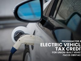 Program for an Electric Vehicle Tax Credit for Union-Built Vehicles